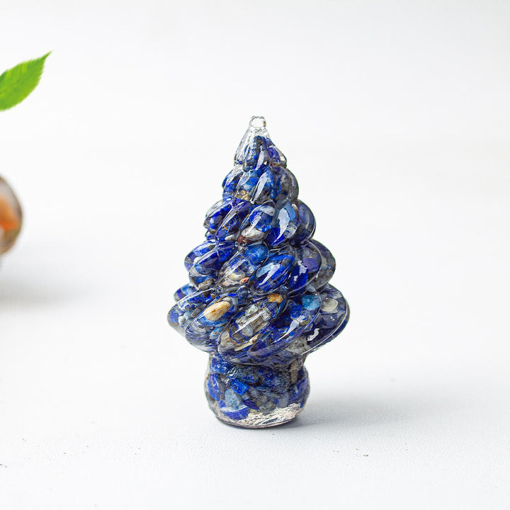 Olivenorma Christmas Crystal Tree Gemstone Decoration - Lapis Lazuli - image 11