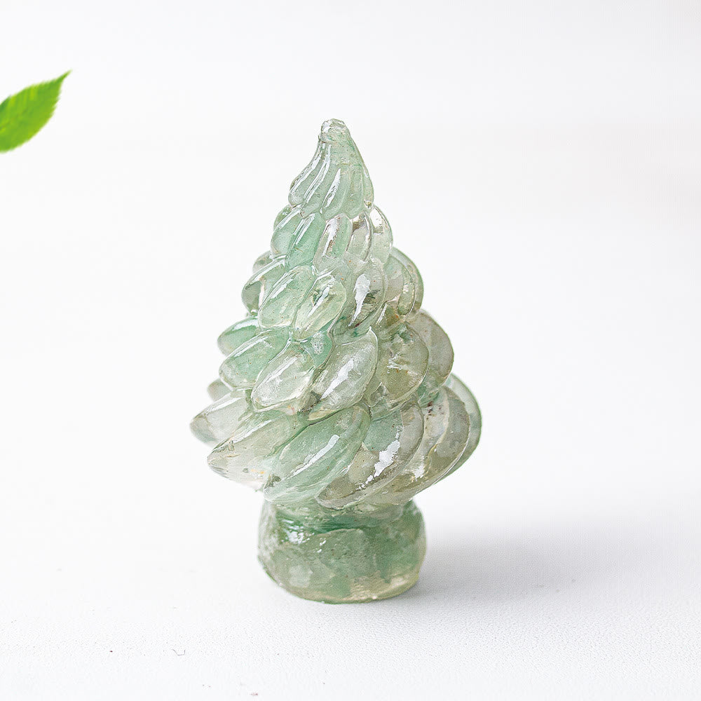 Olivenorma Christmas Crystal Tree Gemstone Decoration - Green  Aventurine - image 21