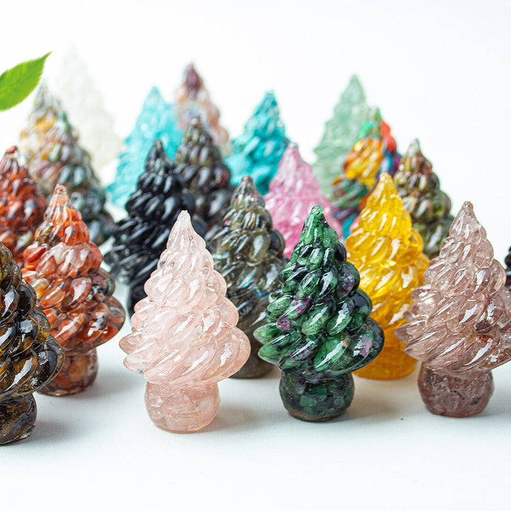 Olivenorma Christmas Crystal Tree Gemstone Decoration - image 49