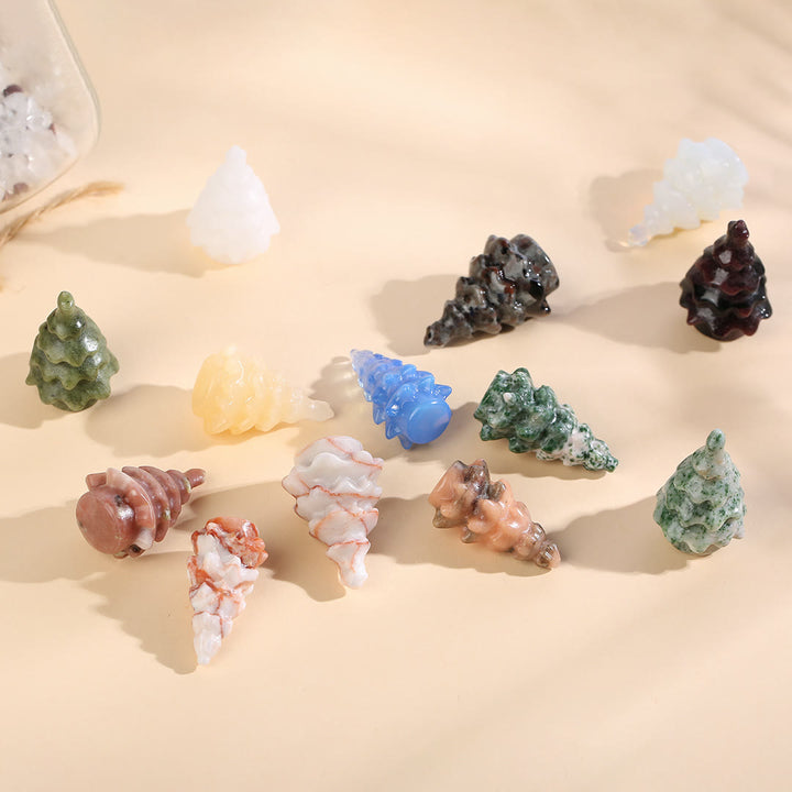 Olivenorma Natural Crystal Mini Christmas Tree Gemstone Decoration - image 22