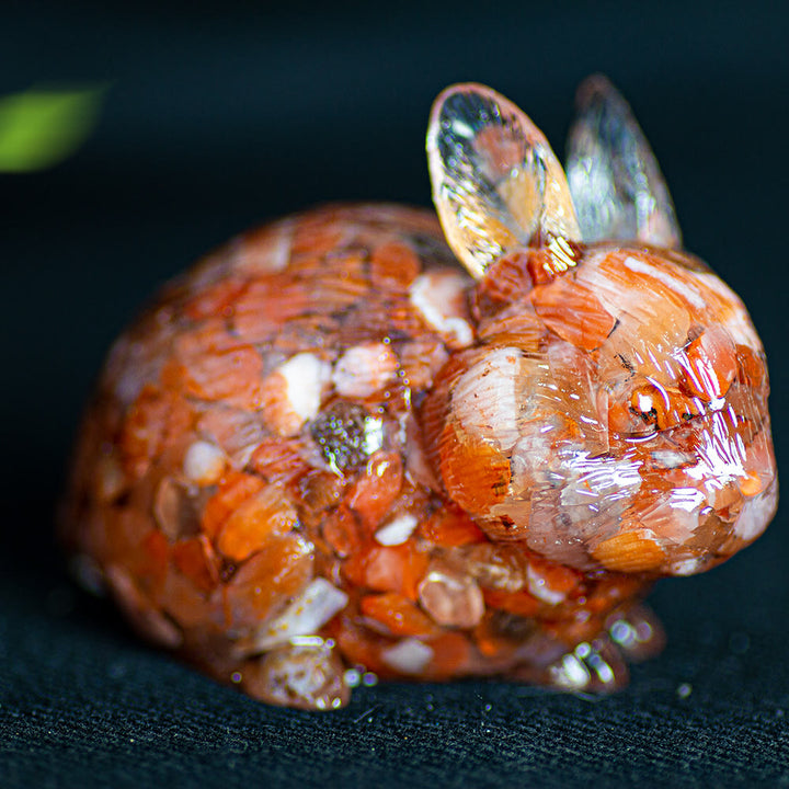 Olivenorma Crystal Bunny Figurine Gemstone Decoration - image 20