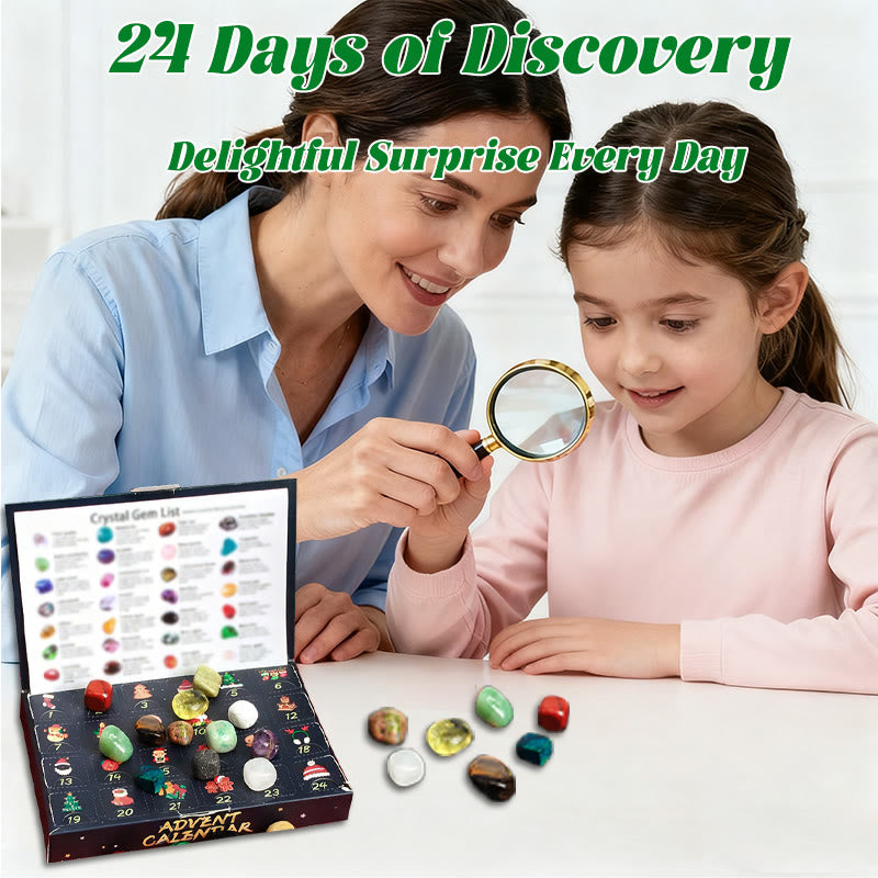 Olivenorma Children Crystal Natural Stone Advent Calendar Mystery Box - image 10