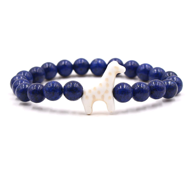 Olivenorma Giraffe Conservation Bracelet with Card - Imitation Lapis Lazuli - With Card - image 50
