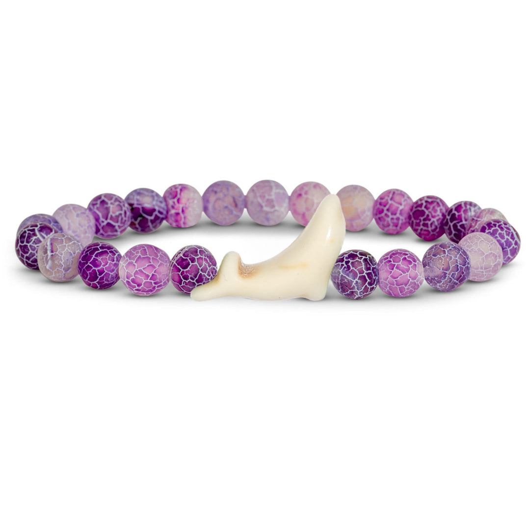 Olivenorma Dolphin Care & Awareness Bracelet with Card - Purple Weathered - B - WIth Card - image 5