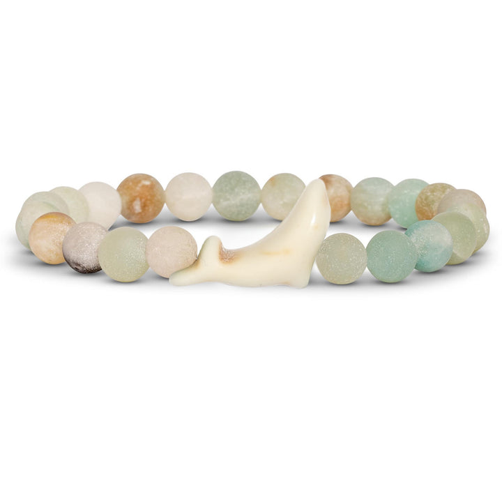 Olivenorma Dolphin Care & Awareness Bracelet with Card - Matte Amazonite - B - WIth Card - image 10