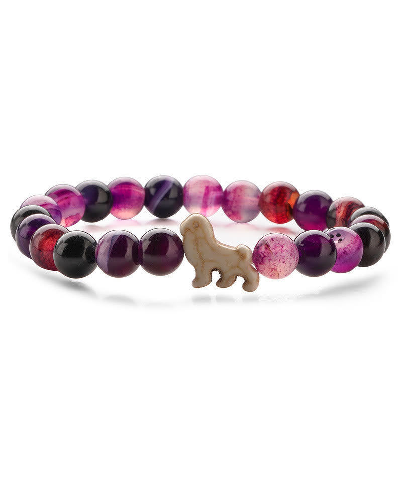 Olivenorma Lion Survival Awareness Bracelet with Card - Purple Agate - With Card - image 11