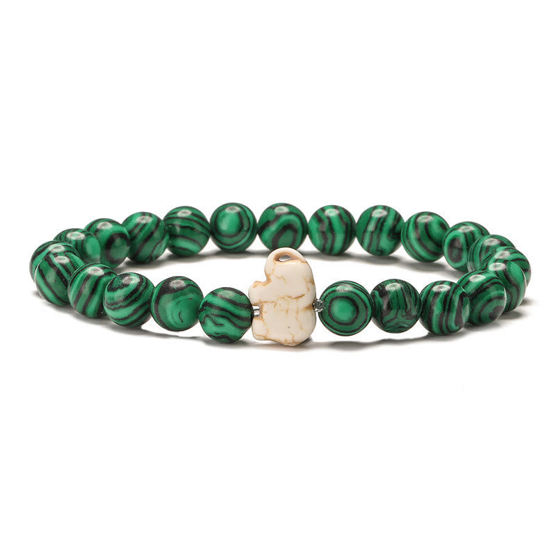 Olivenorma Elephant Protection Bracelet with Card - Malachite - With Card - image 13
