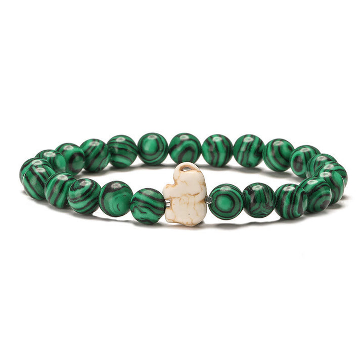 Olivenorma Elephant Protection Bracelet with Card - Malachite - With Card - image 13