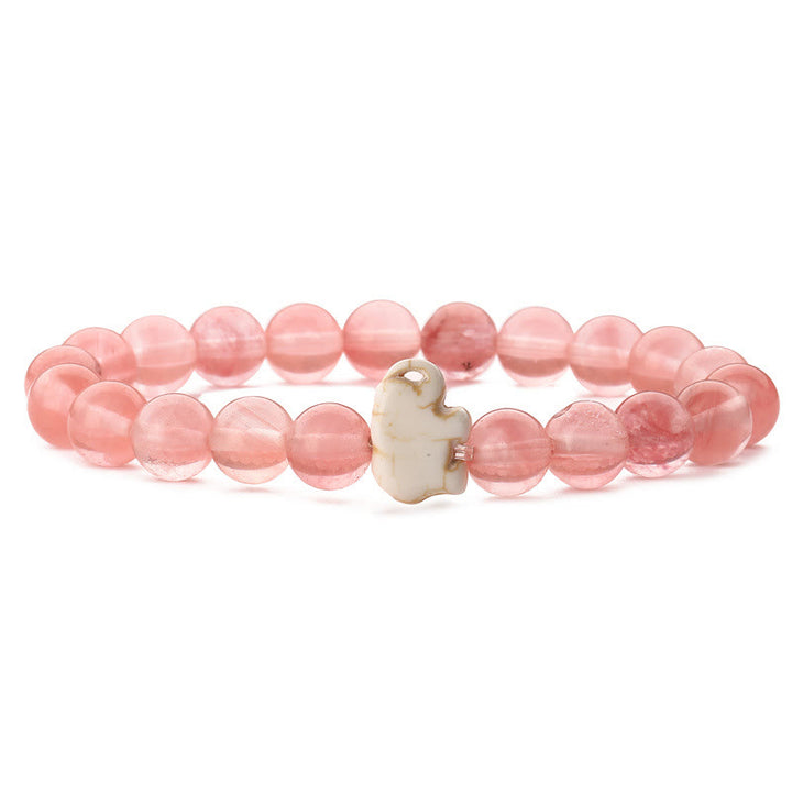 Olivenorma Elephant Protection Bracelet with Card - Red Smelting Quartz - With Card - image 9