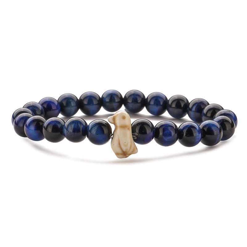 Olivenorma Penguin Habitat Protection Bracelet with Card - Blue Tiger Eye - With Card - image 15