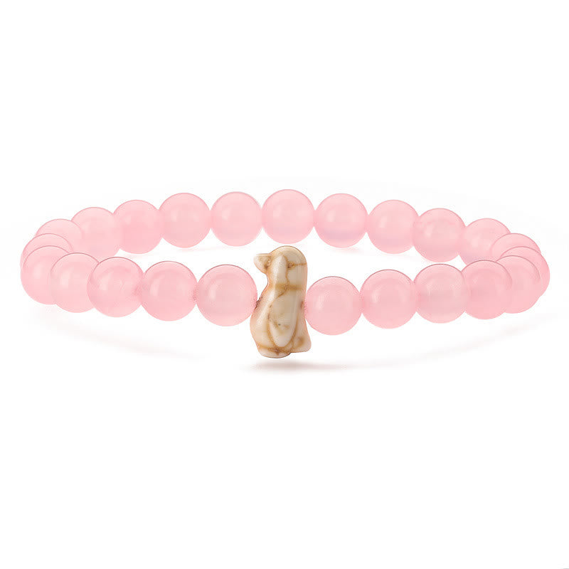 Olivenorma Penguin Habitat Protection Bracelet with Card - Rose Quartz - With Card - image 21