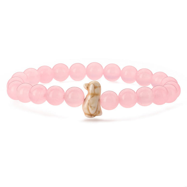 Olivenorma Penguin Habitat Protection Bracelet with Card - Rose Quartz - With Card - image 21