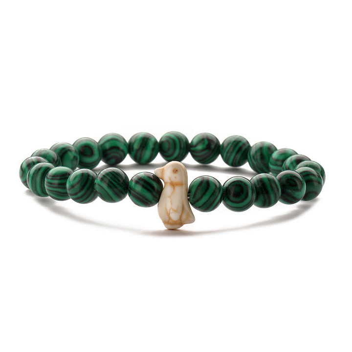 Olivenorma Penguin Habitat Protection Bracelet with Card - Green Malachite - With Card - image 27