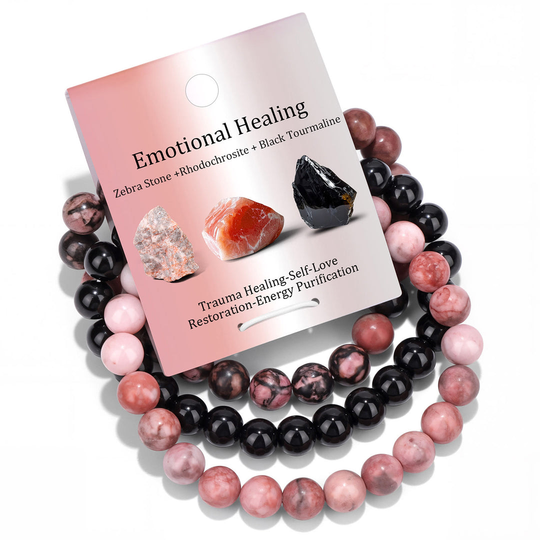 FREE Today: Natural Stone Beaded Healing Bracelet Set - Emotional Healing - image 0