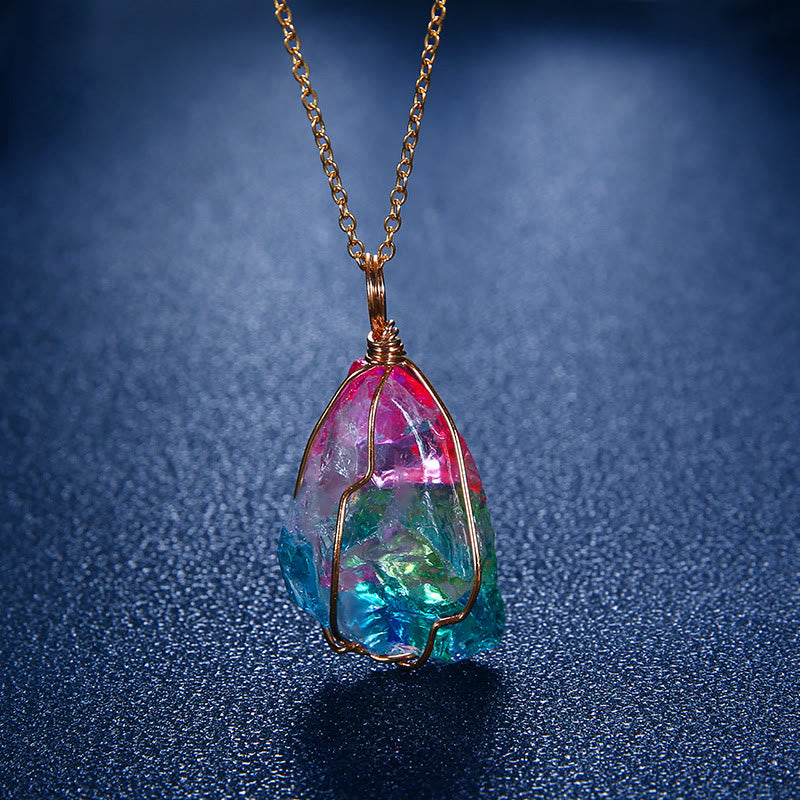 FREE Today: Electroplated Clear Crystal Necklace - image 4