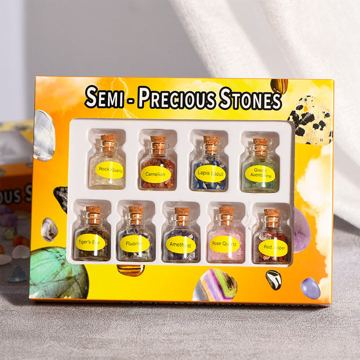 Olivenorma Natural Crystal Specimen Wish Bottle Set - Natural Stone - image 0