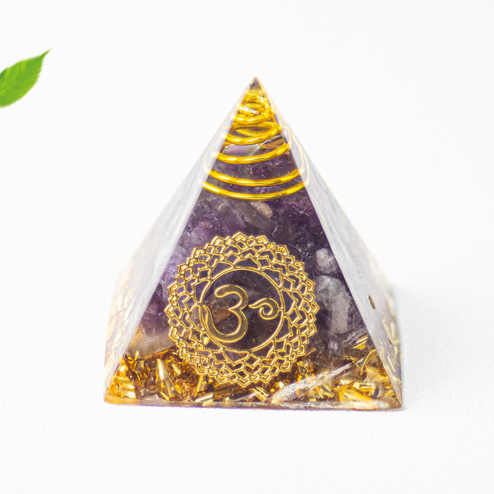 FREE Today: 7 Chakra Healing Orgone Pyramid - Crown Chakra & Amethyst - image 1