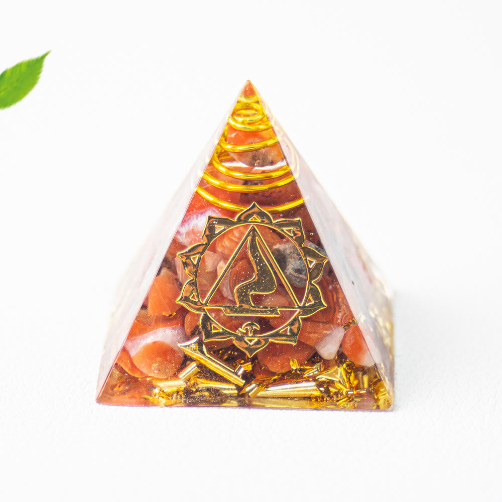FREE Today: 7 Chakra Healing Orgone Pyramid - Root Chakra & Red Agate - image 13