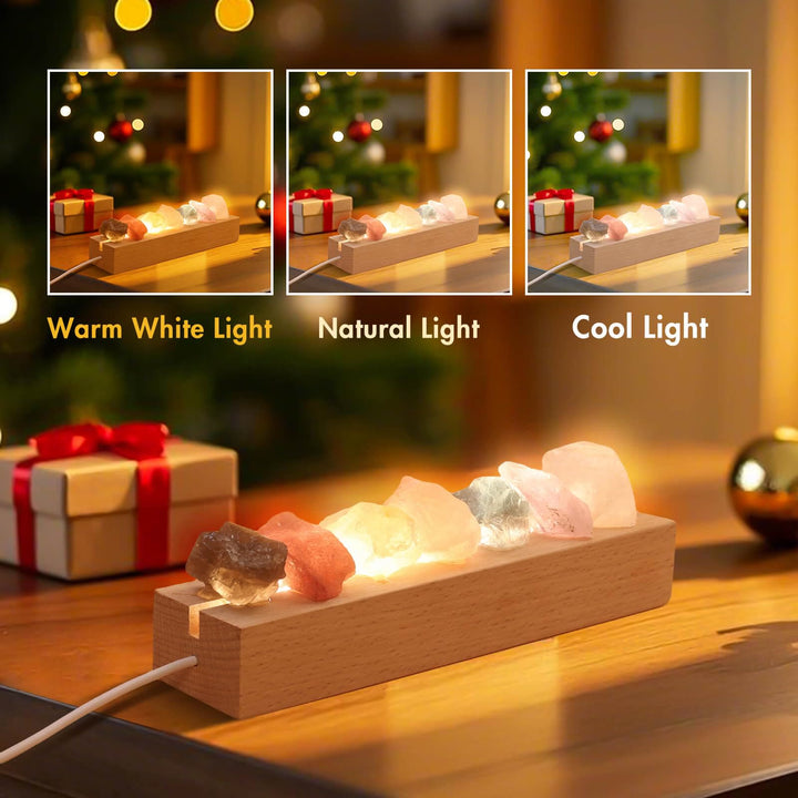 Olivenorma Rainbow Crystal Diffuser Night Light Crystal Lamp - image 3