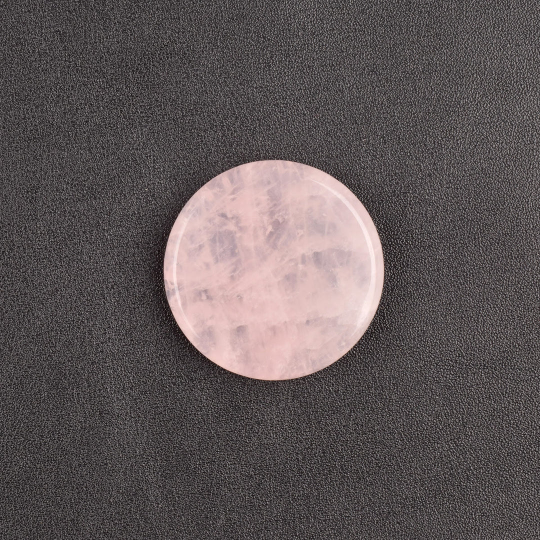 Olivenorma Round Healing Natural Stone Gemstone Decoration - Rose Quartz - image 3