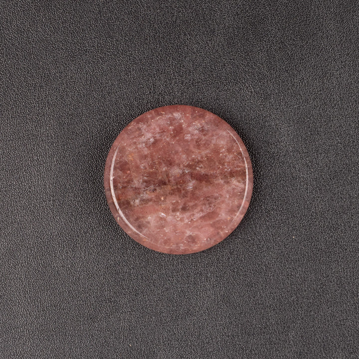 Olivenorma Round Healing Natural Stone Gemstone Decoration - Strawberry Quartz - image 15