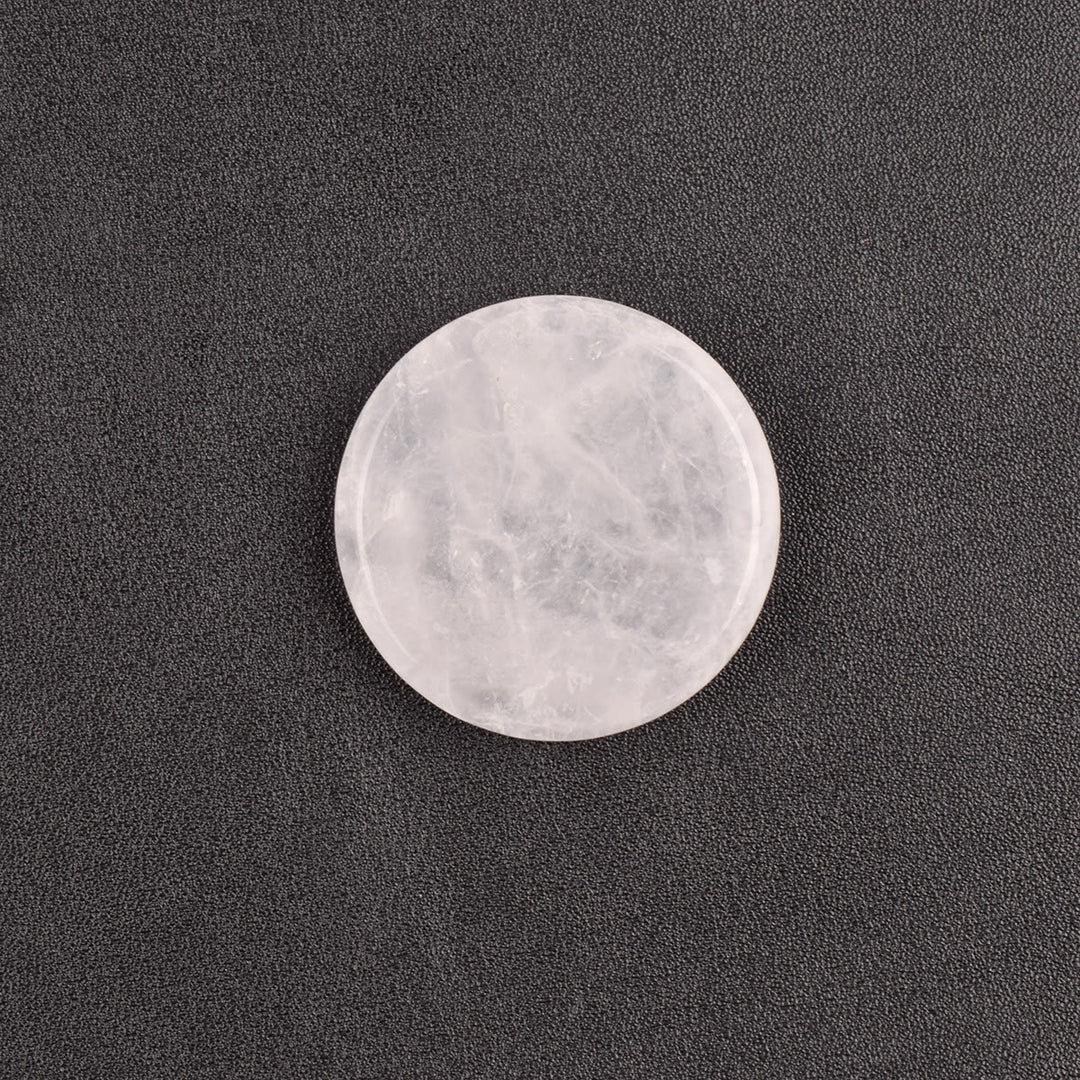 Olivenorma Round Healing Natural Stone Gemstone Decoration - Clear Quartz - image 9