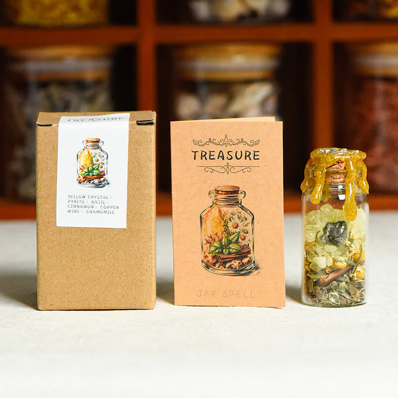 Olivenorma Natural Stone Healing Wish Bottle Gemstone Decoration - TREASURE - image 9