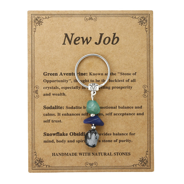 Olivenorma Handmade Natural Stone Healing Keychain - New Job - image 10