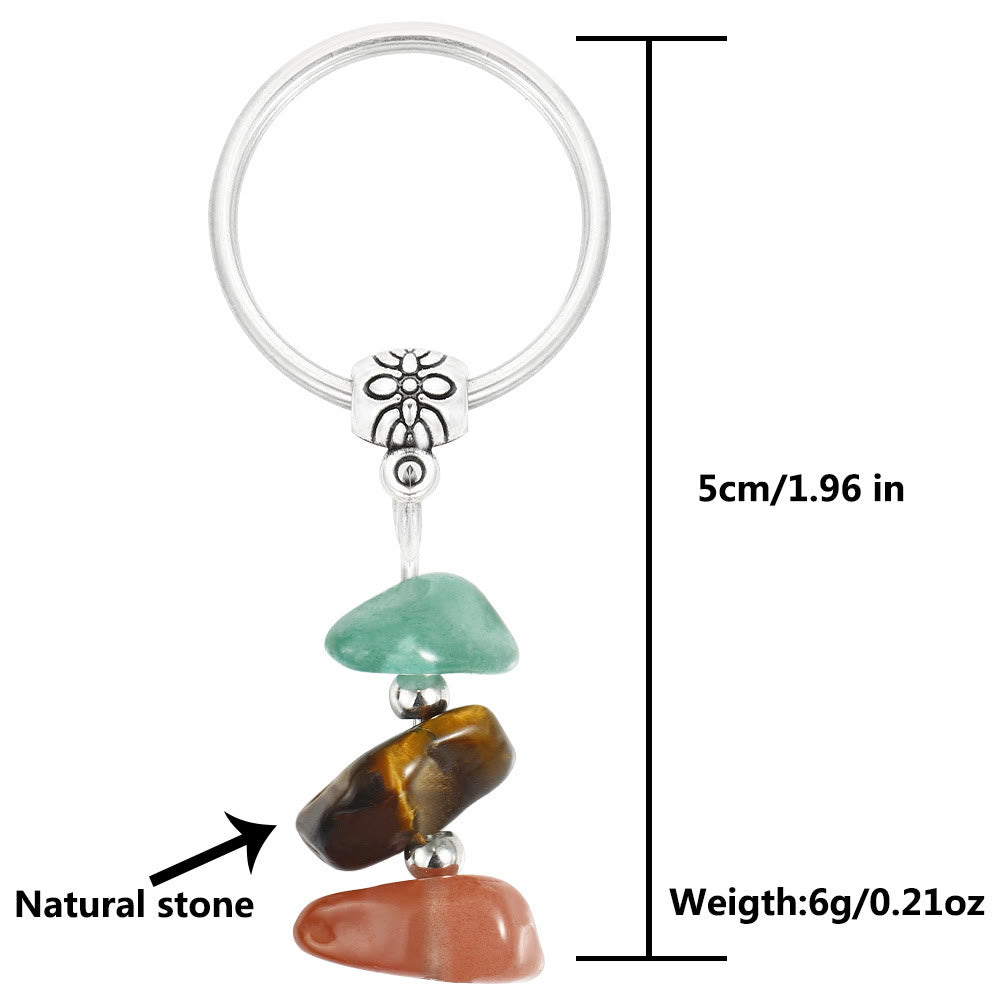 Olivenorma Handmade Natural Stone Healing Keychain - image 19