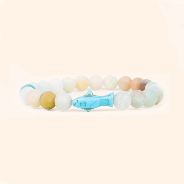 Olivenorma Shark Protection Bracelet with Card - Amazonite - With Card - image 7