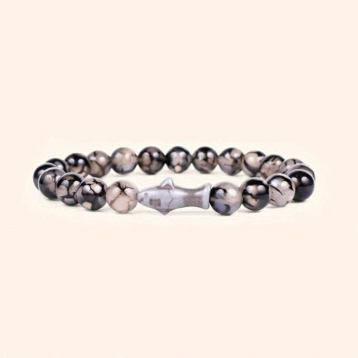 Olivenorma Shark Protection Bracelet with Card - Dragon Pattern Agate - With Card - image 9