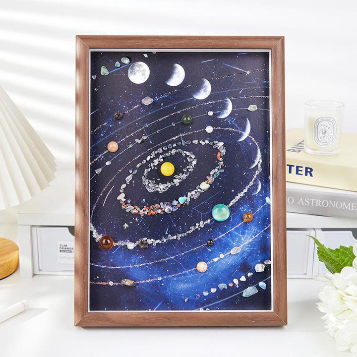 Olivenorma Crystal Frame Art Desktop Decoration - Planet Shine - Stars - image 2