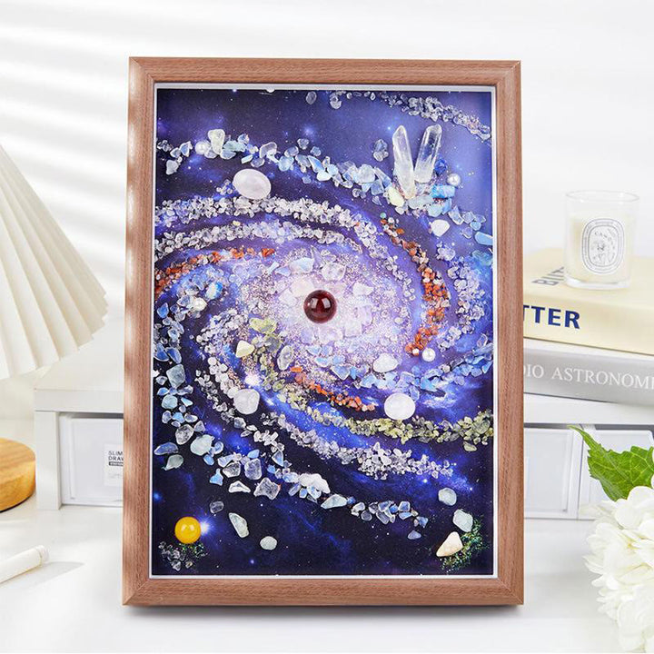 Olivenorma Crystal Frame Art Desktop Decoration - Cosmic Voyage - Nebula - image 4