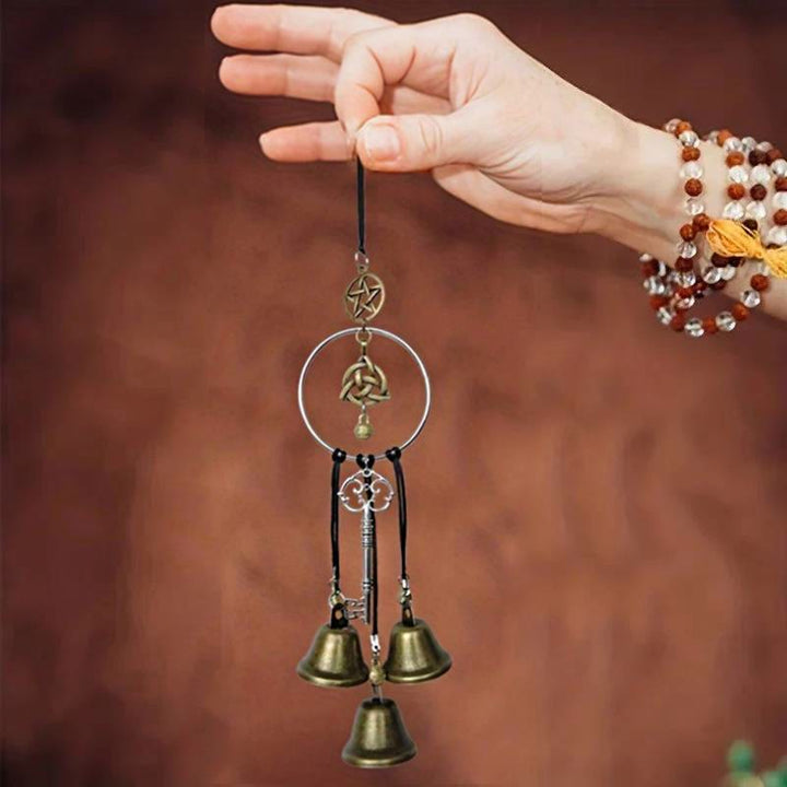 FREE Today: Handmade Witch Celtic Knot Bells for Home Protection - Style A - image 0