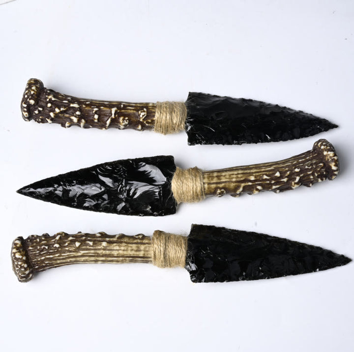 Olivenorma Obsidian Dragon Claw Dagger Gemstone Decoration - image 3