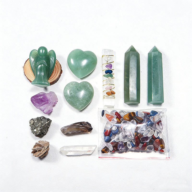 Olivenorma Natural stone Angel&Tower&Heart Crystal Box Set - image 17