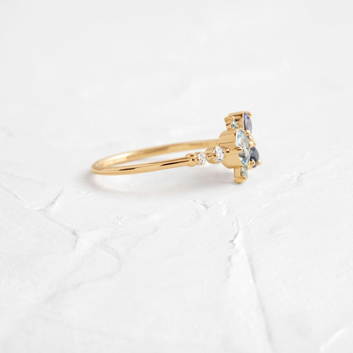 FREE Today: Luxury Aquamarine Zircon Blue Topaz 2Pcs Ring Set - image 7