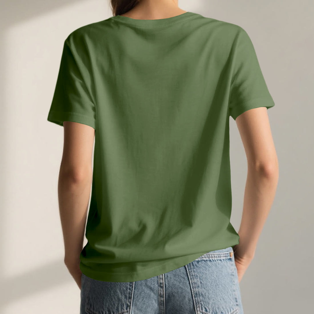 Olivenorma Peace Within Symbol V-Neck Yoga Meditation T-Shirt - image 2