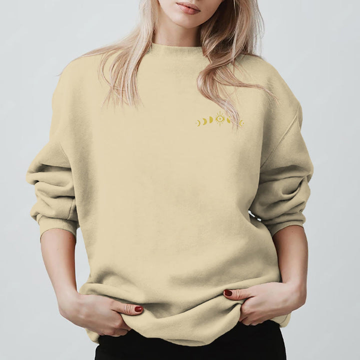 Olivenorma Layered Evil Eye Moon Phases Sweatshirt - image 12