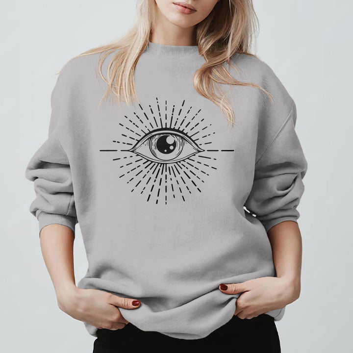 Olivenorma Spiritual Evil Eye Sunburst Sweatshirt  - image 6