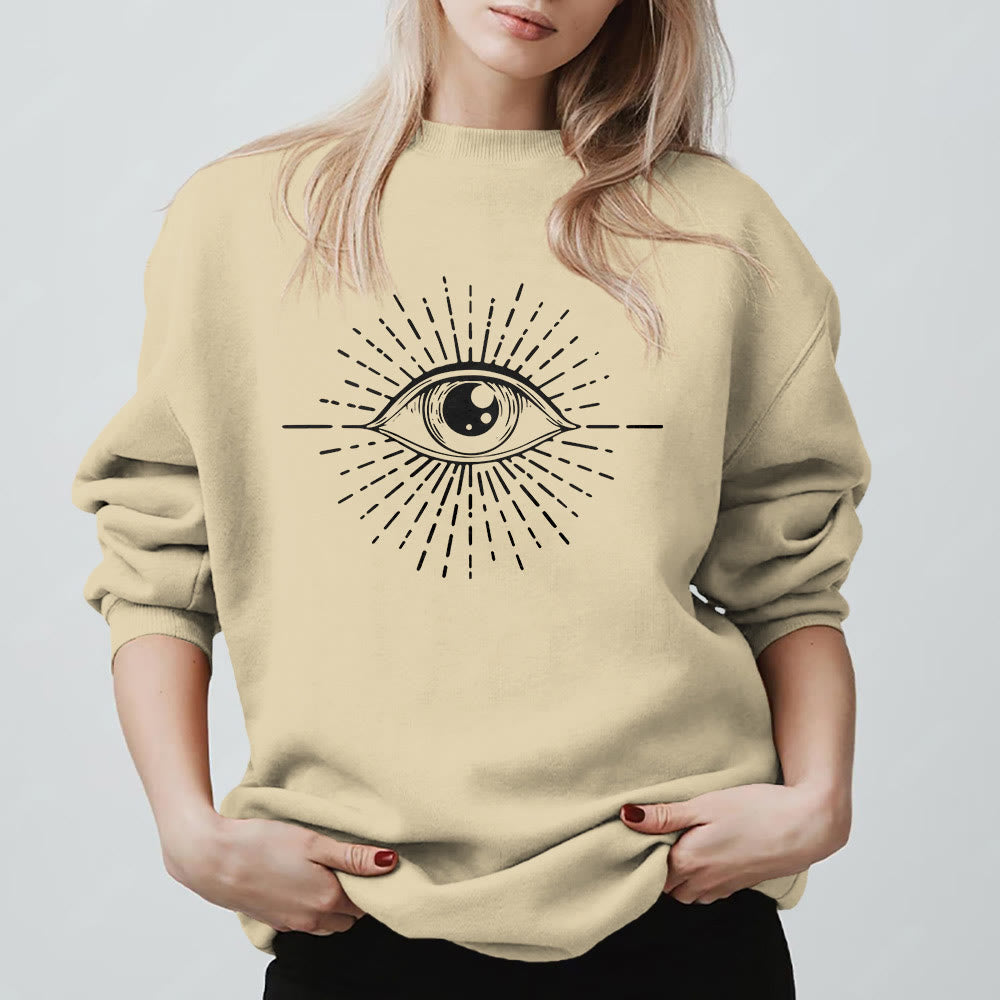 Olivenorma Spiritual Evil Eye Sunburst Sweatshirt  - image 10