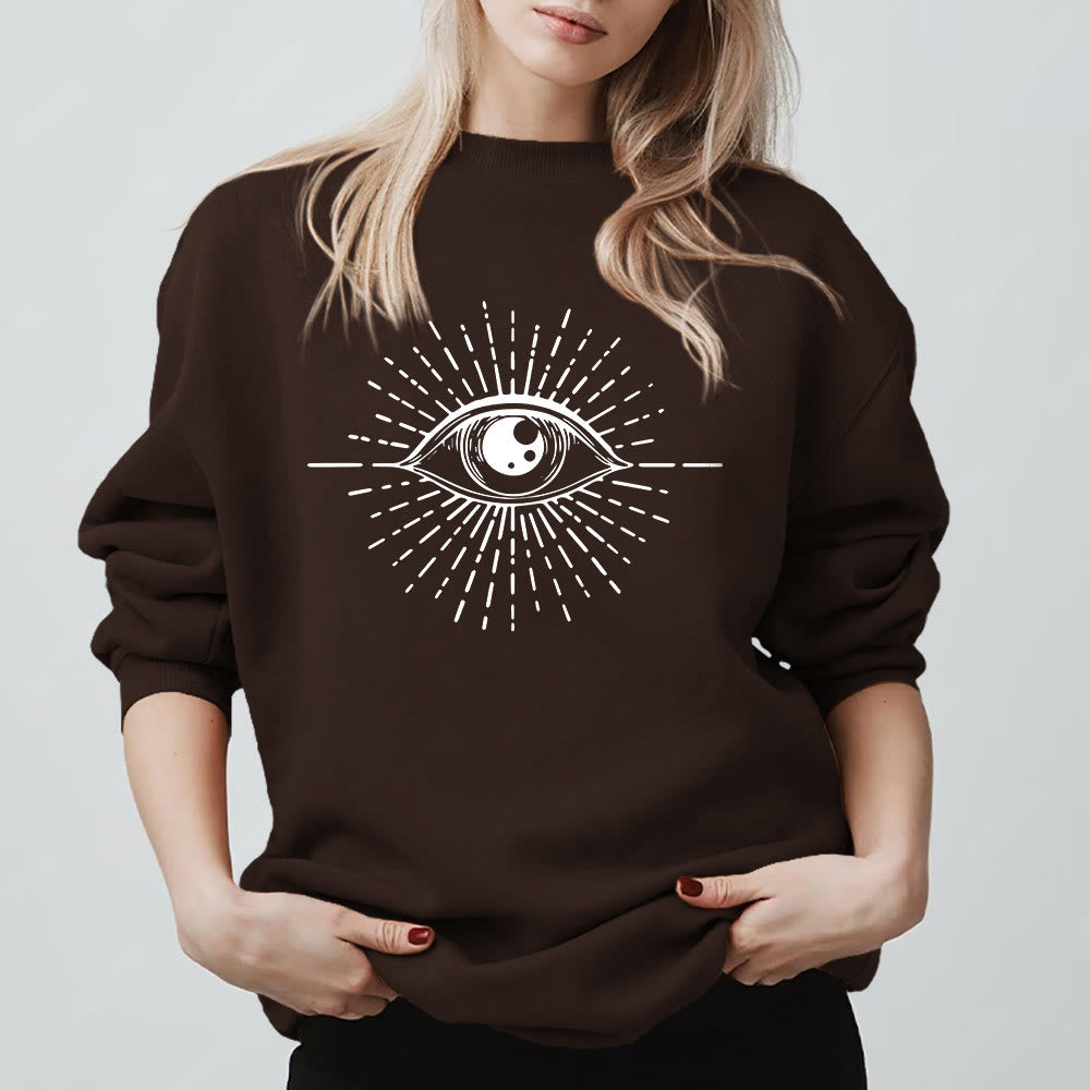 Olivenorma Spiritual Evil Eye Sunburst Sweatshirt  - image 8