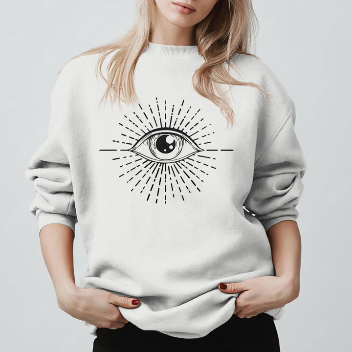 Olivenorma Spiritual Evil Eye Sunburst Sweatshirt  - image 2
