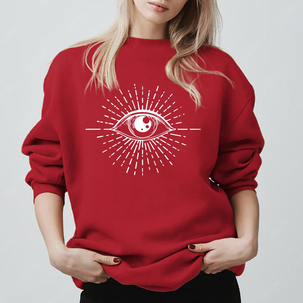 Olivenorma Spiritual Evil Eye Sunburst Sweatshirt  - image 14
