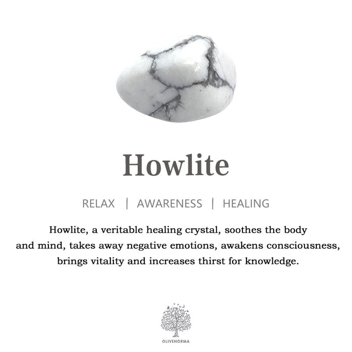 Olivenorma Sodalite&Howlite Beaded Bracelet - image 6