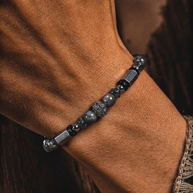 Olivenorma Tiger Eye&Labradorite Beaded Bracelet - image 4