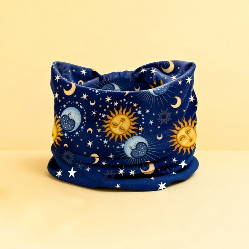 Olivenorma Boho Sun & Moon Printed Adjustable Yoga Headband - 1 - image 0