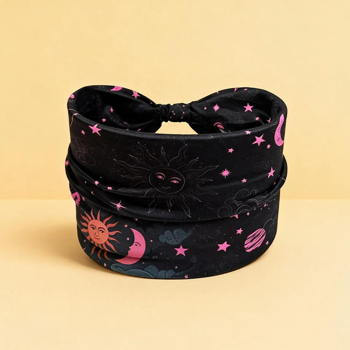 Olivenorma Boho Moon & Star  Adjustable Yoga Headband - 1 - image 0