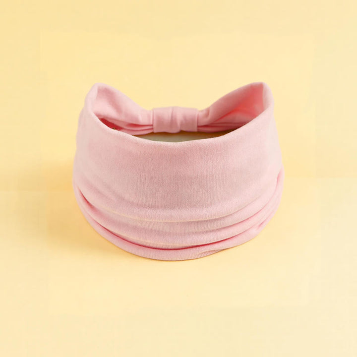 Olivenorma Boho Solid Wide Stretchy Sports Yoga Headband - Light Pink - image 21