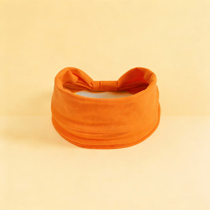 Olivenorma Boho Solid Wide Stretchy Sports Yoga Headband - Orange - image 17